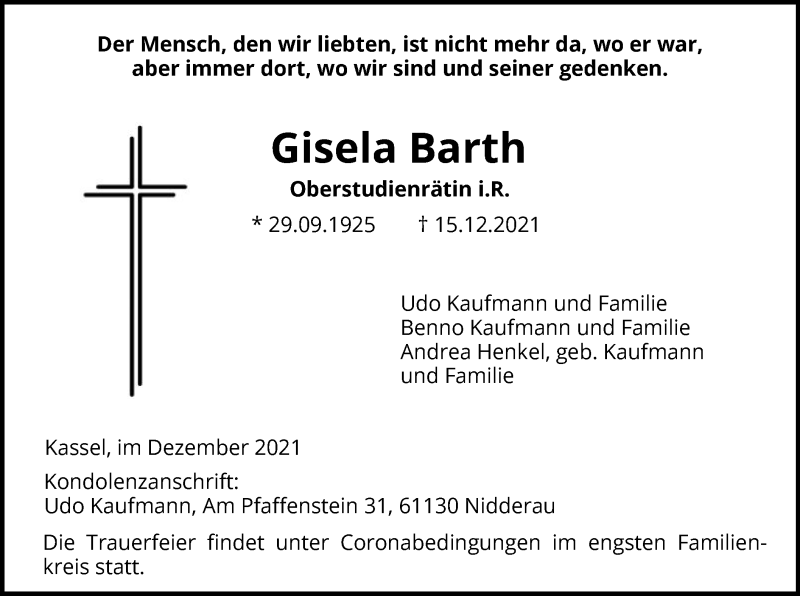 Barth Gisela Fachtierärztin